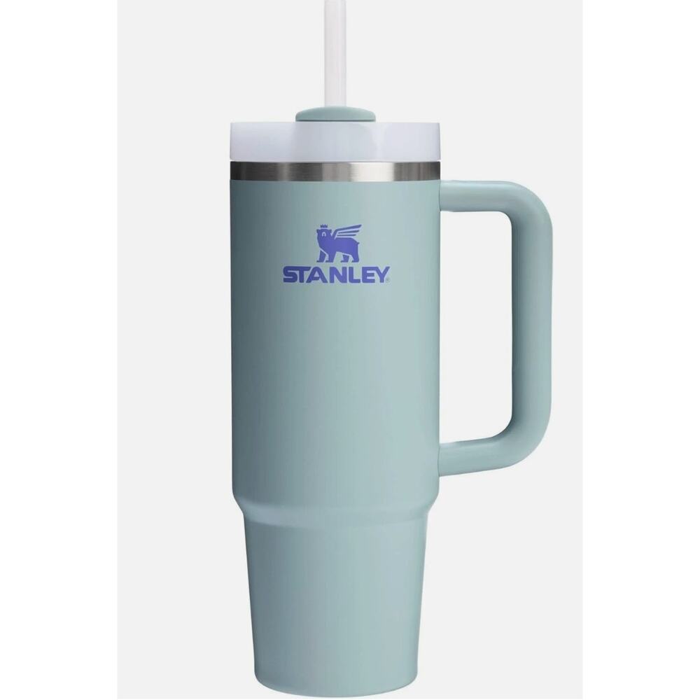 NIB Stanley 30oz Flow State Lid & Straw Travel in  Blue Cactus